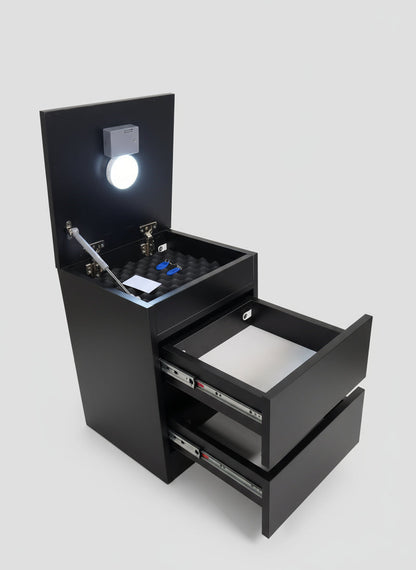 Zula Tasarım- Siyah Komodin