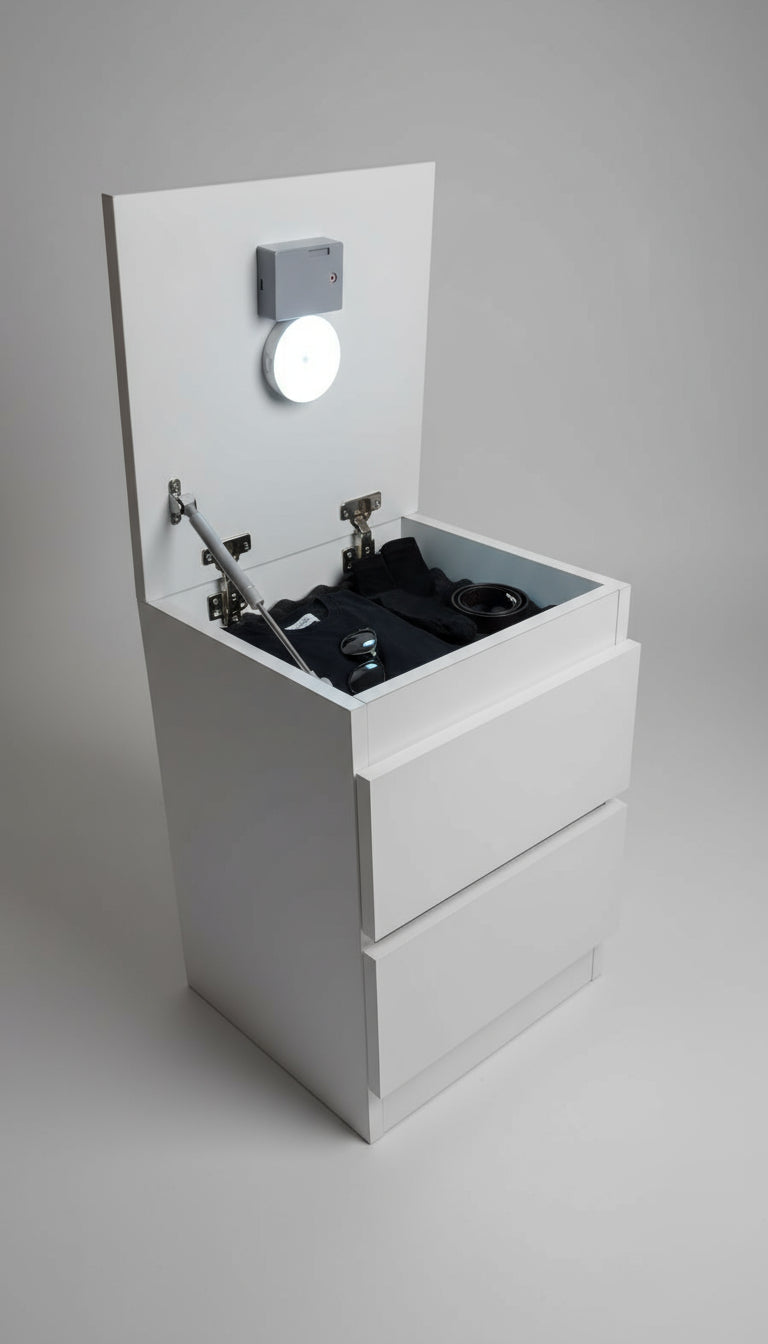 Zula Tasarım- Beyaz Komodin