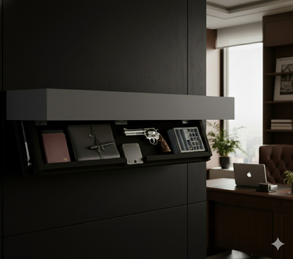 Zula Tasarım- Antrasit Gri Sabit Raf