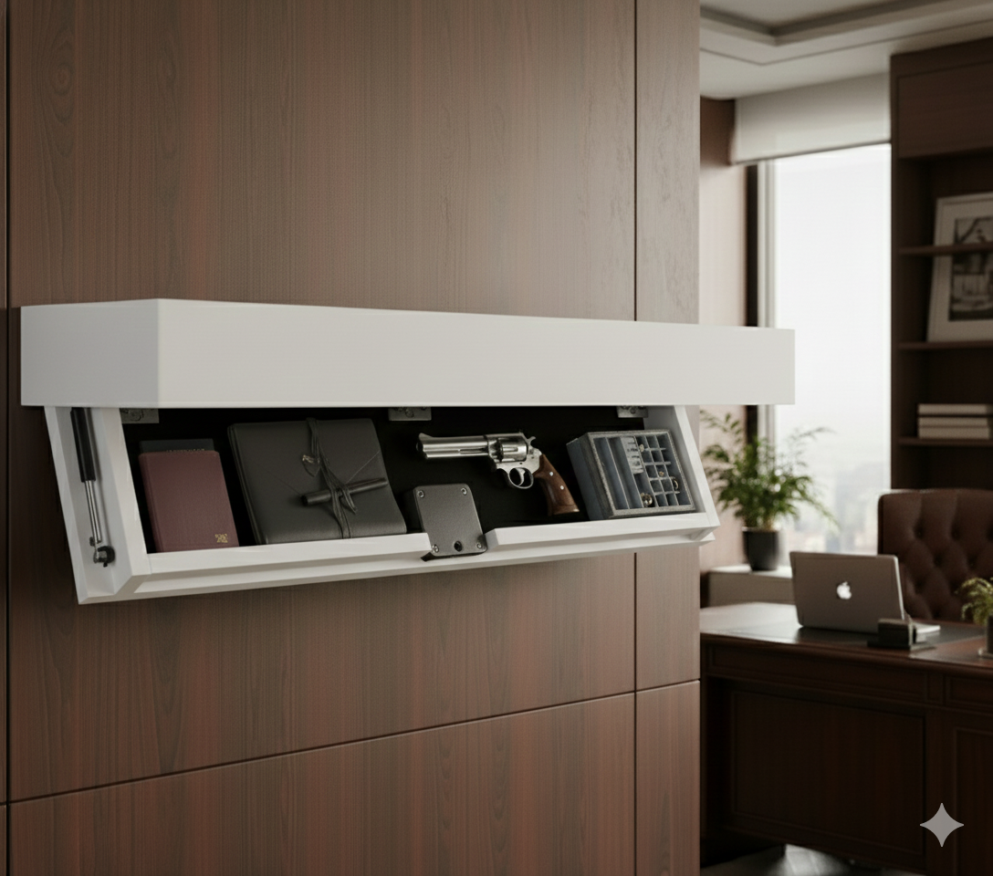 Zula Tasarım- Beyaz Sabit Raf